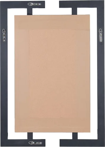 Miniatura 8 de Kenroy Home Espejo de pared casual, 41 pulgadas de alto, 0.75 pulgadas de largo, 29 pulgadas de ancho con negro brillante