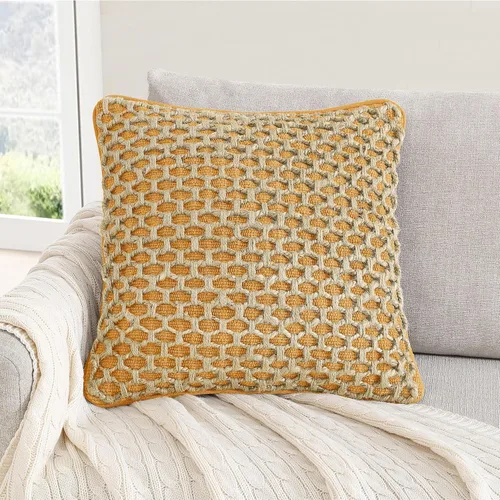 Miniatura 45 de Boho Living Jada Cojín Decorativo, Incluye Acento, Diseño Tejido Premium, Decoración de Sala de Estar, (1) Funda de Cojín de 20" x 20" con Relleno