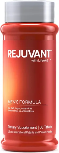 Rejuvant AKG Suplemento de longevidad 1000 mg ultra 98% puro (alfa cetoglutarato de calcio), nueva fórmula, tabletas recubiertas, fórmula patentada