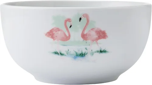 Miniatura 8 de Studio Nova Flamingo Haven Tropical juego de vajilla de 12 piezas, platos y cuencos, para 4 comensales