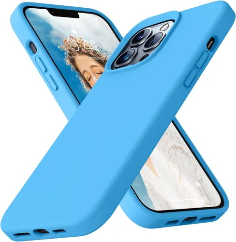 Miniatura 10 de Funda compatible con iPhone 13 de 6.1 pulgadas, de silicona líquida premium [forro de microfibra suave antiarañazos], goma de gel, protección Uva