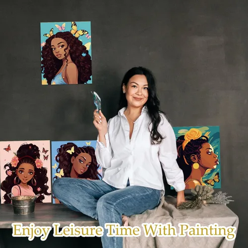 Miniatura 6 de Ctosree 12 lienzos predibujados para pintar adultos, kit de fiesta de sorbo y pintura, lienzo preimpreso a granel para citas, despedidas de soltera