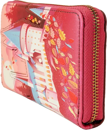 Miniatura 2 de Loungefly Harry Potter Hogwarts Otoño Cremallera Alrededor Cartera Carteras de Harry Potter, Rojo -, Cartera