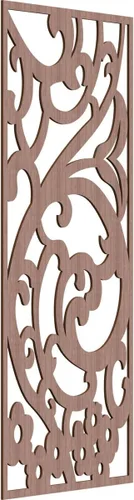 Miniatura 156 de Bridgewater - Paneles de pared decorativos de madera con calado, 9 3/8 pulgadas de ancho x 24 3/8 pulgadas de alto x 1/4 de alto, nogal