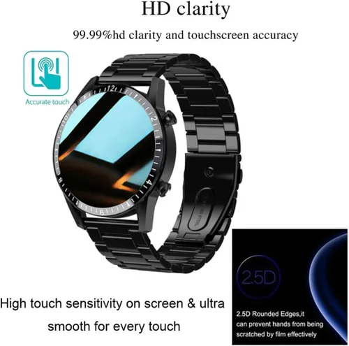 Miniatura 5 de Paquete de 3 protectores de pantalla compatibles con FILIEKEU I9Y Smart Watch de 1.3 pulgadas, vidrio templado para I9 1.3 pulgadas, protectores