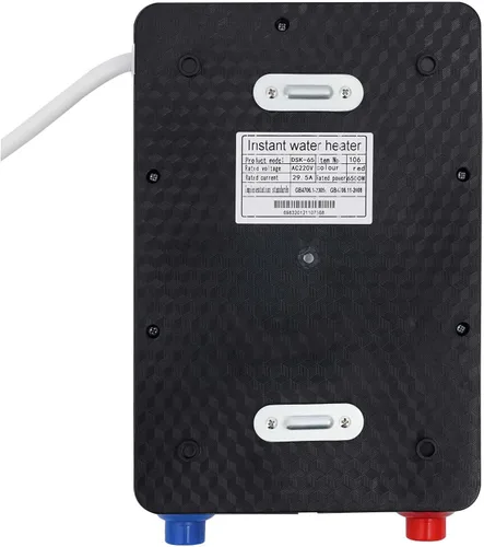 Miniatura 7 de Calentador de agua instantáneo sin tanque de 6500 W, calentador de agua eléctrico para debajo del fregadero con pantalla LED, calor rápido de 3