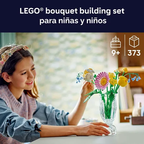 Miniatura 2 de LEGO Botanicals - Juguete de construcción de ramo pequeño soleado – Arreglo floral de bricolaje para niñas y niños, a partir de 9 años, regalo