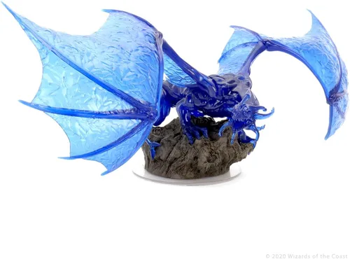 WizKids D&D Icons of the Realms: Sapphire Dragon Figura Premium