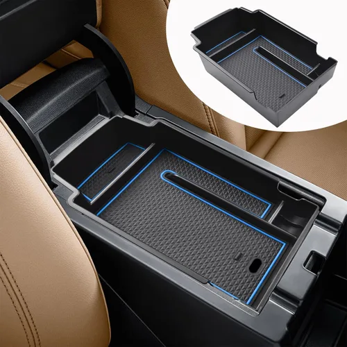 Miniatura 9 de RUNROAD Bandeja Organizadora de Consola Central Mejorada Compatible con Chevy Blazer 2025 2024 2023 2022 2021 2020 2019 Accesorios, Caja de Rojo