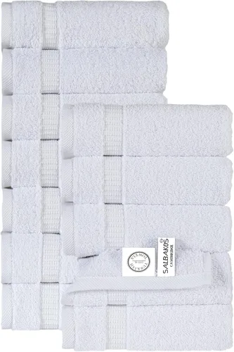 Miniatura 110 de Juego de alfombra de baño 100 % de algodón turco para hotel y spa de lujo y opciones de tapete de baño de espuma viscoelástica