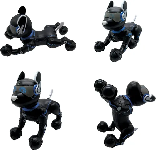 Miniatura 3 de LEXiBOOK Power Puppy - My Smart Robot Dog - Robot programable con control remoto, función de entrenamiento, baila, canta, efectos de luz, batería
