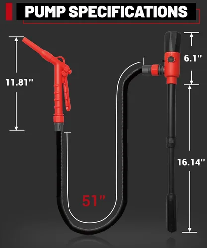 Miniatura 7 de FUELIO Bomba de transferencia de combustible mejorada 2025 – Bomba de gas de carga USB a prueba de fugas para lata de gasolina – Bomba portátil