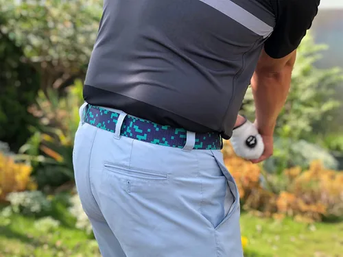 Miniatura 6 de Teeoff Cinturón de correas impresas hebilla de metal reversible
