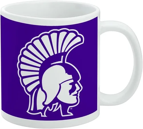 Miniatura 201 de Taza de cerámica con logotipo principal de Marshall, tazas originales para regalo para café, té y bebidas calientes, 11 oz, blanca