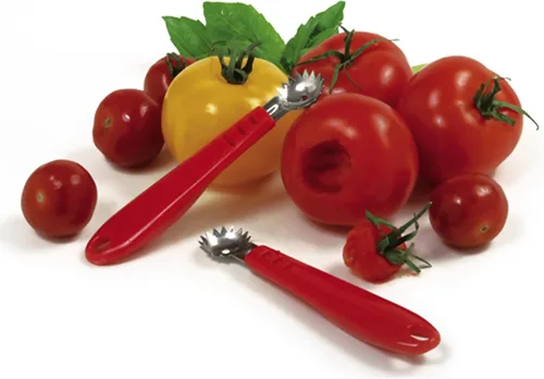 Miniatura 3 de Norpro despepitadora de tomate., Silver, Plateado