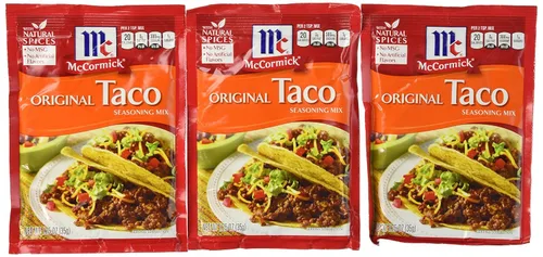 Miniatura 3 de McCormick Mezcla de condimentos Taco 30% menos de sodio, 1.25 onzas (paquete de 12)