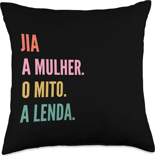 Miniatura 4 de Funny Portuguese First Name Design - Jia Throw Pillow