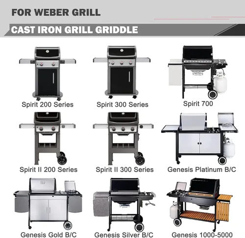 Miniatura 3 de 7658 Piezas de repuesto de plancha para Weber Spirit II E-310 E210 Piezas de parrilla Weber Spirit 200 300 Series Plancha Genesis Silver B C Gold