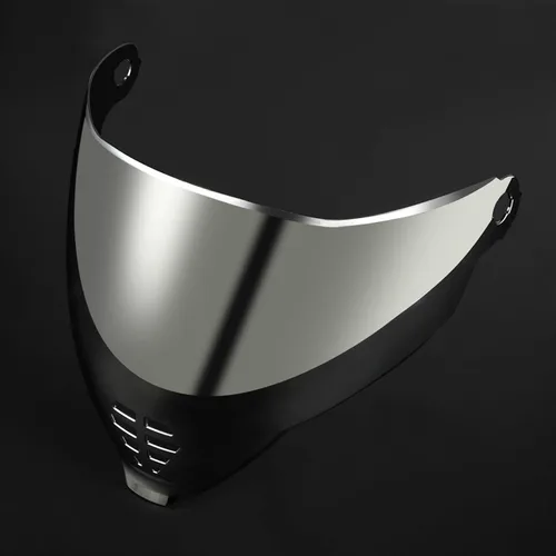 Miniatura 3 de Casco de motocicleta ICON Airflite con protección UV, lente de visera, protector solar, accesorios (Airflite Clear Revo Rojo Oro)