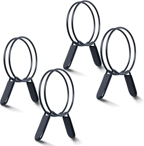 Miniatura 11 de POWERTEC 70127 Abrazadera de manguera de llave de 2-1/2 pulgadas, abrazaderas de manguera de acero inoxidable ajustables para colector de polvo