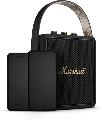 Miniatura 9 de Marshall Stockwell II - Altavoz Bluetooth portátil, negro y latón