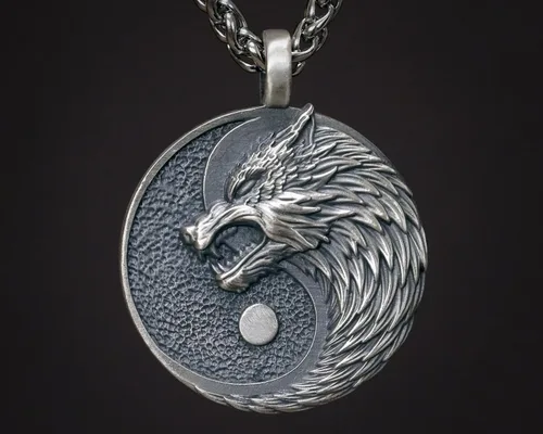 Miniatura 34 de Collar Yin Yang para hombre, joyería colgante de alta calidad de aspecto antiguo, regalos de Yin Yang, joyería vikinga para hombres