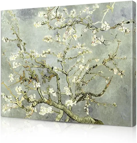 Miniatura 100 de DECORARTS - Serie de pinturas enmarcadas de Vincent Van Gogh (favoritos) – impresión giclée de arte en lienzo.