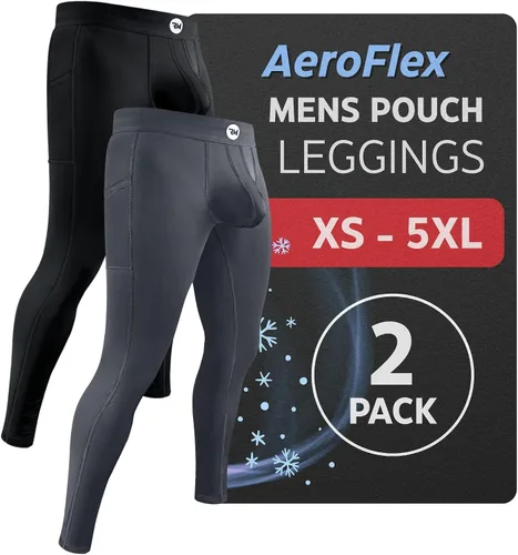 Miniatura 65 de Real Men ABCD Pouch - Pantalones de compresión para hombre, paquete de 1, 2 y 3, leggings para hombre, pantalones de yoga, medias, capa base