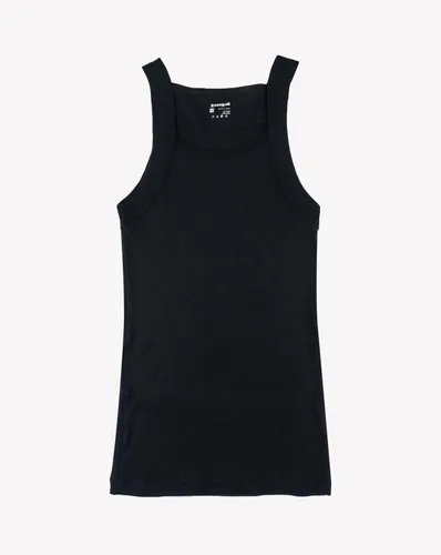 Miniatura 9 de papi Paquete de 3 camisetas sin mangas de algodón con cuello cuadrado para hombre, Negro, azul, rojo