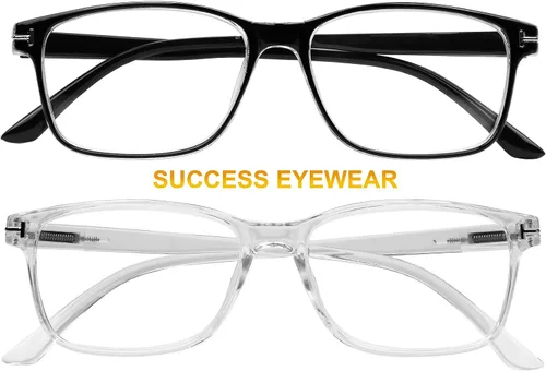 Miniatura 2 de Success Eyewear Computer Glasses 2 Pk Anti Glare Reflection Classic Reading Glasses for Men and Women