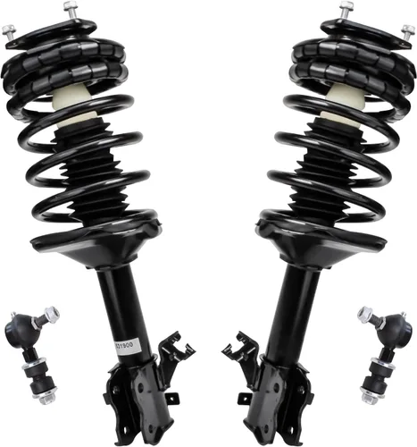 Miniatura 19 de Detroit Axle - Kit de puntales delanteros 2WD para Ford F-150 2005-2008 Lincoln Mark LT 2005-2008, 2 puntales con muelle helicoidal, 2 enlaces