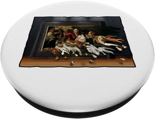 Miniatura 2 de Última Cena Leonardo Da Vinci Pinturas de Arte Clásico PopSockets Estándar PopGrip