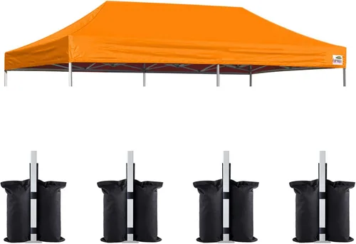 Miniatura 37 de Eurmax USA toldo desplegable de repuesto, cubierta superior para tienda de campaña, armado instantáneo, solo la cubierta superior, 4 bolsas