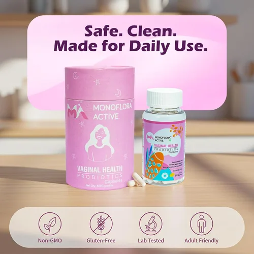 Miniatura 3 de Probióticos para mujeres, cápsulas probióticas vaginales con Lactobacillus y prebióticos que apoyan el equilibrio del pH vaginal, flora saludable