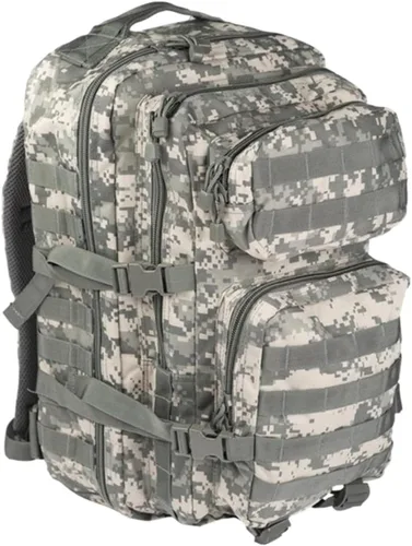 Miniatura 14 de Mochila Mil-Tec USA de asalto grande, capacidad 9.5 gal, militar, para exteriores, Marrón, talla única Coyote