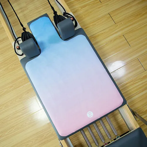 Miniatura 5 de Echome Toalla de Pilates Reformer Mat con hombros, tapete reformador, tapete reformador antideslizante, tapete de gran agarre, fácil de lavar