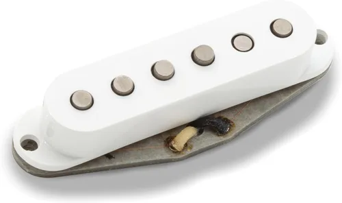 Miniatura 3 de Seymour Duncan Antiquity II Surfer Strat - Medio - Viento inverso, polaridad inversa - Crema - Pastilla para guitarra eléctrica Cubierta blanca