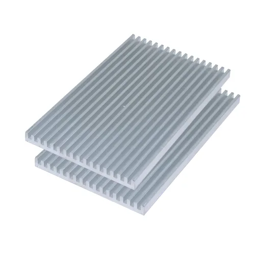 Disipador de calor de aluminio de 3.94 x 2.4 x 0.22 pulgadas, radiador de refrigeración para chip IC, RAM, LED, enfriador electrónico, disipador de