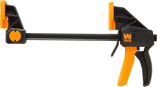 Miniatura 4 de WEN CLR062 Abrazaderas y separadores de barra de acero resistente de 6 pulgadas con garganta de 2.3 pulgadas, paquete de cuatro