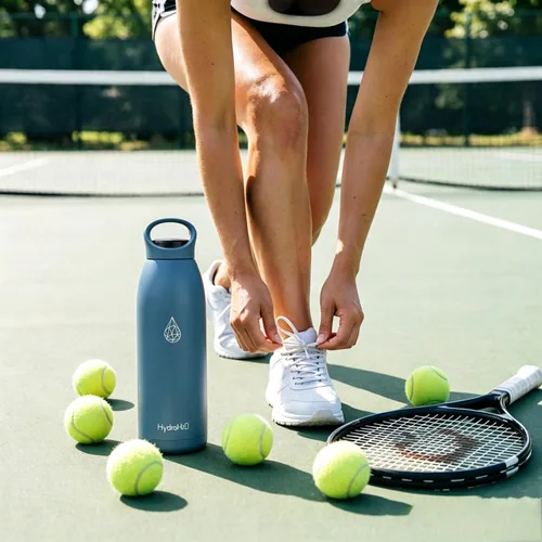 Miniatura 5 de Botella de agua de acero inoxidable aislada de 32 onzas con asa, botella de agua deportiva de doble pared a prueba de fugas, sin BPA, mantiene