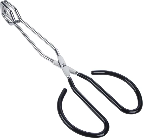 Miniatura 14 de MSY BIGSUNNY - Pinzas de tijera de acero inoxidable de 10 pulgadas, pinzas para alimentos de cocina con mango antideslizante, agarre cómodo, pinzas