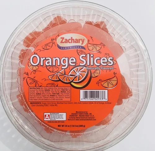 Miniatura 4 de Zachary Tubos de gelatina de 24 oz (rebanadas de cereza)