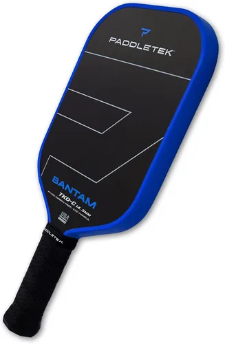 Miniatura 9 de Paddletek Bantam TKO-C - Paletas de pickleball de 0.563 in con núcleo de panal de polímero - Fibra de carbono unidireccional - Peso torsional