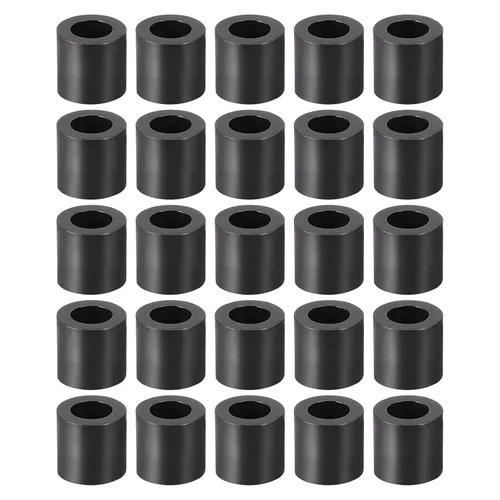 Miniatura 10 de YOKIVE 300 Pcs Black Round Spacer, Not Threaded Washers with High Insulation Effect, Keep Height Consistent, Great for M3 Screws (ABS, 3.2mmx7mmx2mm)