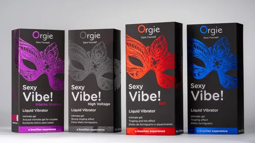 Miniatura 7 de Orgie Sexy Vibe Hot Kissable Arousal Gel - Efecto de hormigueo y calentamiento con sabor a fresa - 0.5 fl oz (0.5 fl oz)