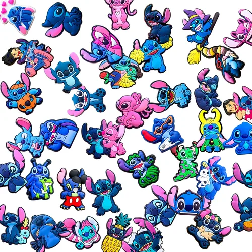 Miniatura 2 de 40 60 dijes de cocodrilo kawaii para decoraciones de sandalias de zapatos de dibujos animados para niñas, mujeres, adolescentes, adultos, recuerdos