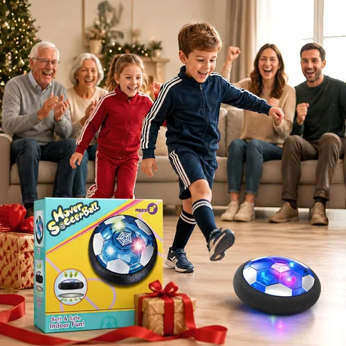 Miniatura 8 de Balón de Fútbol Flotante Recargable para Niños - Regalos de Cumpleaños para Niños de 6, 7, 8, 9, 10, 11, 12 Años, Balón de Fútbol Flotante
