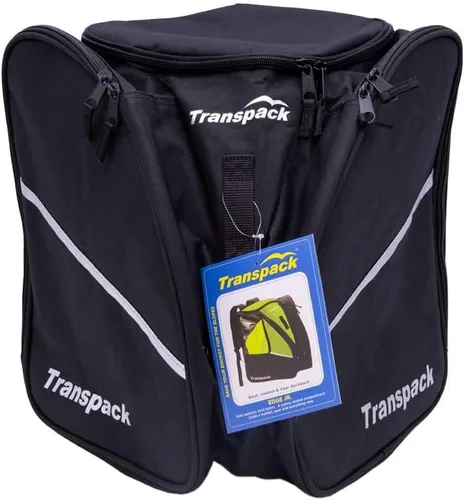 Miniatura 15 de TRANSPACK Edge Junior - Mochila para botas de esquí y snowboard, resistente al agua, 33 L, bolsa de mochila Blanco (White Snowflake)