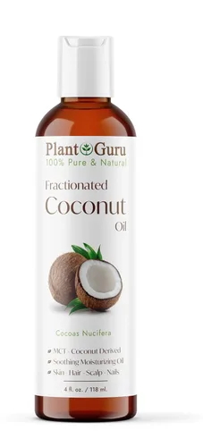 Miniatura 9 de Plant Guru Aceite de coco fraccionado 16 fl. oz. 100% puro MCT natural portador – Crema hidratante para piel, cara, cuerpo, masaje y crecimiento
