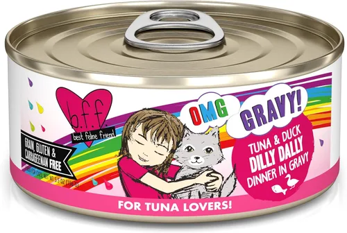 Miniatura 36 de Weruva B.F.F. OMG - Best Feline Friend Oh My Gravy!, Chicken Cloud 9 con pollo en salsa, lata de 2.8 onzas (paquete de 12)